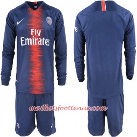 Maillot/Tenue Paris Saint Germain Enfant Domicile 2018/2019 Manche Longue